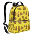 thumbnail image 2 of Groundhogs Marmot Cartoon Pattern Backpack,Large Capacity Travel Backpack,Laptop Backpack,Water Resistant Backpack For Women Men, 2 of 5
