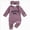 A86-Purple, variant on Infant Newborn Baby Clothes Long Sleeve Round Neck Solid Color Onesie 3 6 9 12 18 Months Newborn Baby Soft Onesie Infant Onesie(3-6 Months,Purple)