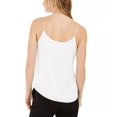 thumbnail image 2 of Bar III Women's Scoop Neck Camisole White Size Large, 2 of 3