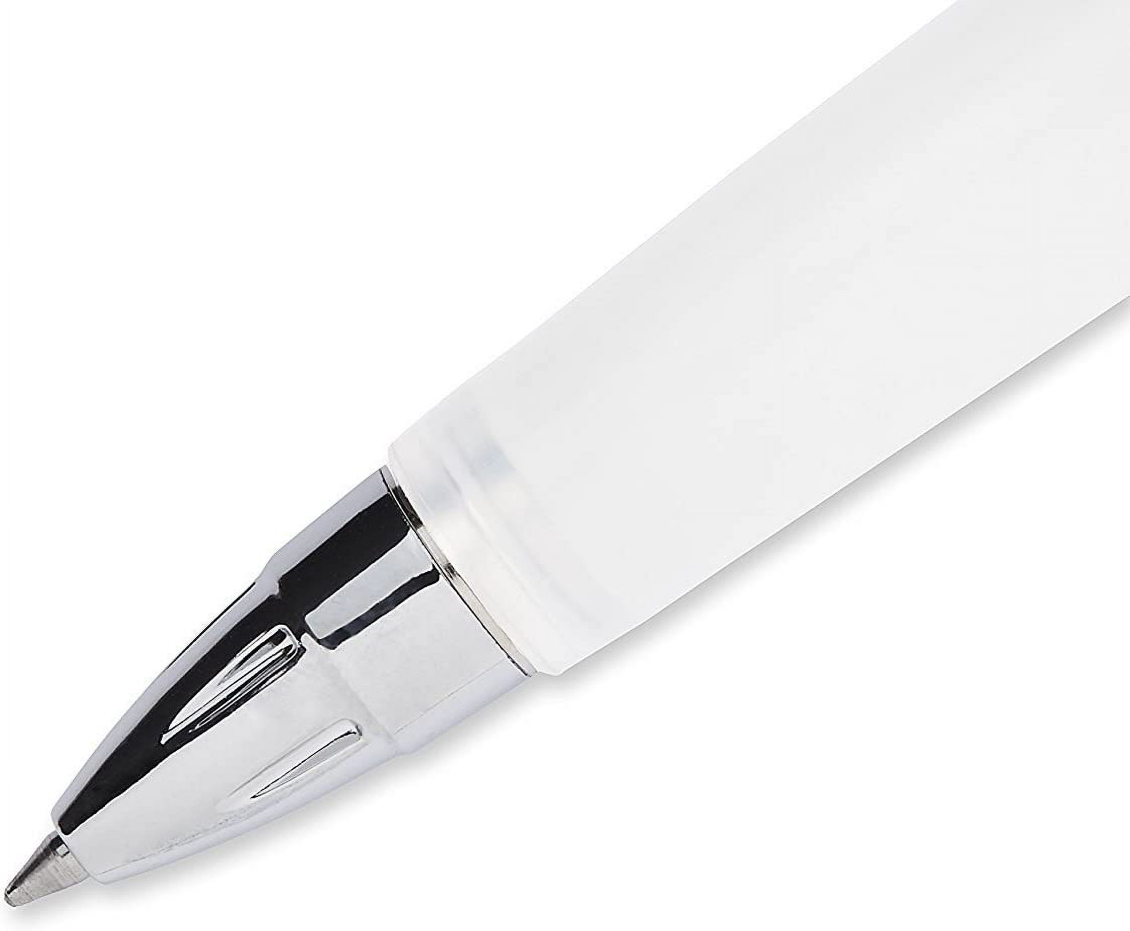 Uni-Ball 207 Premier Retractable Gel Rollerball Pen, 0.7mm, Medium Point, Black Ink (6 Pack, Black)