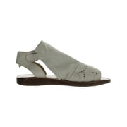 Miz Mooz Womens Fifi Suede Peep-Toe Slingback Sandals