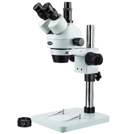 AmScope 7X-90X Zoom Trinocular Stereo Microscope with Table Pillar Stand New price history on PriceWatchPro
