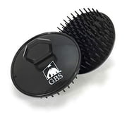 GBS Scalp Shampoo Brush Scrubber Hair Growth Plastic Black Color Pack of 6
