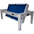 thumbnail image 6 of RACK Luxor 7.5-Foot 4-in-1 Multi-Game Swivel Billiard/Pool Table (Blue Felt with Gray Body), 6 of 9