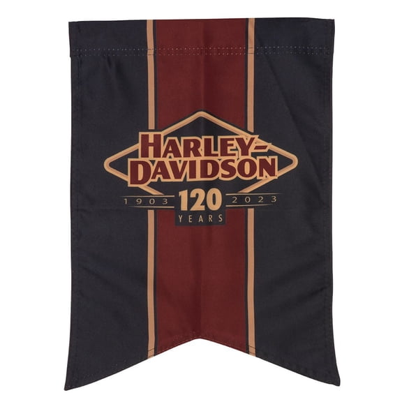 Harley-Davidson Weather-Resistant 120th Anniversary Garden Flag Limited Edition, Harley Davidson