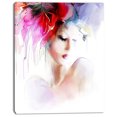 thumbnail image 2 of Illustration de Femme à la Mode - Impression sur Toile Abstraite, 2 of 3