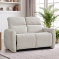 thumbnail image 7 of Bonzy Home Power Reclining Loveseat, 2-Seater Electric Recliner Sofa with USB & Type-C Charging Ports, Comfy Fabric Recliner Chair for Small Living Room Bedroom, Off-white, 7 of 7