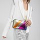 thumbnail image 5 of Bolso de hombro de PU con diseño de arcoíris y bloques de color de gran venta, bolso cruzado de moda para mujer 2024, nuevo bolso cruzado con cadena y cremallera de diamantes para mujer, 5 of 5