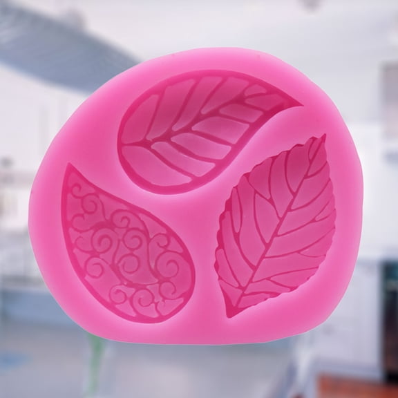 Worgeous Leaves Silicone Fondant Cake Mold DIY Cake Decoration Tool Chocolate Sugarcraft Baking Mold