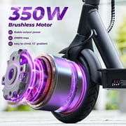 iScooter Electric Scooter for Adults, 21.7 Miles Max Range with 21 MPH Top, 350W Foldable Commuting Electric Scooter, 3-Speed & Cruise Control Escooter Teens