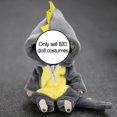 thumbnail image 4 of Ropa de Muñeca 1/12 Sunnimix Monos de muñeca Negro Gris 16 CM, 4 of 8