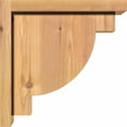 thumbnail image 3 of 5 1/2"W x 12"D x 12"H Alpine Smooth Corbel w/Backplate, Western Red Cedar, 3 of 9