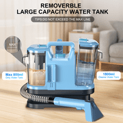 VACFORE Carpet Cleaner Machine - Upholstery, Portable Spot and Stain Cleaner, Deep Cleaning for Pet Stain, Couch, Stair, Car Seat, Mattress and Carpet