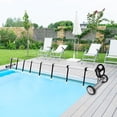 thumbnail image 2 of Gymax 22 Ft Pool Cover Reel Set Aluminum In-ground Swimming Solar Cover Reel, 2 of 9