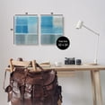 thumbnail image 4 of Stupell Industries Contemporary Blue Rustic Abstraction 2pc Canvas Art Set, 16 x 20 each, by Flora Kouta, 4 of 8