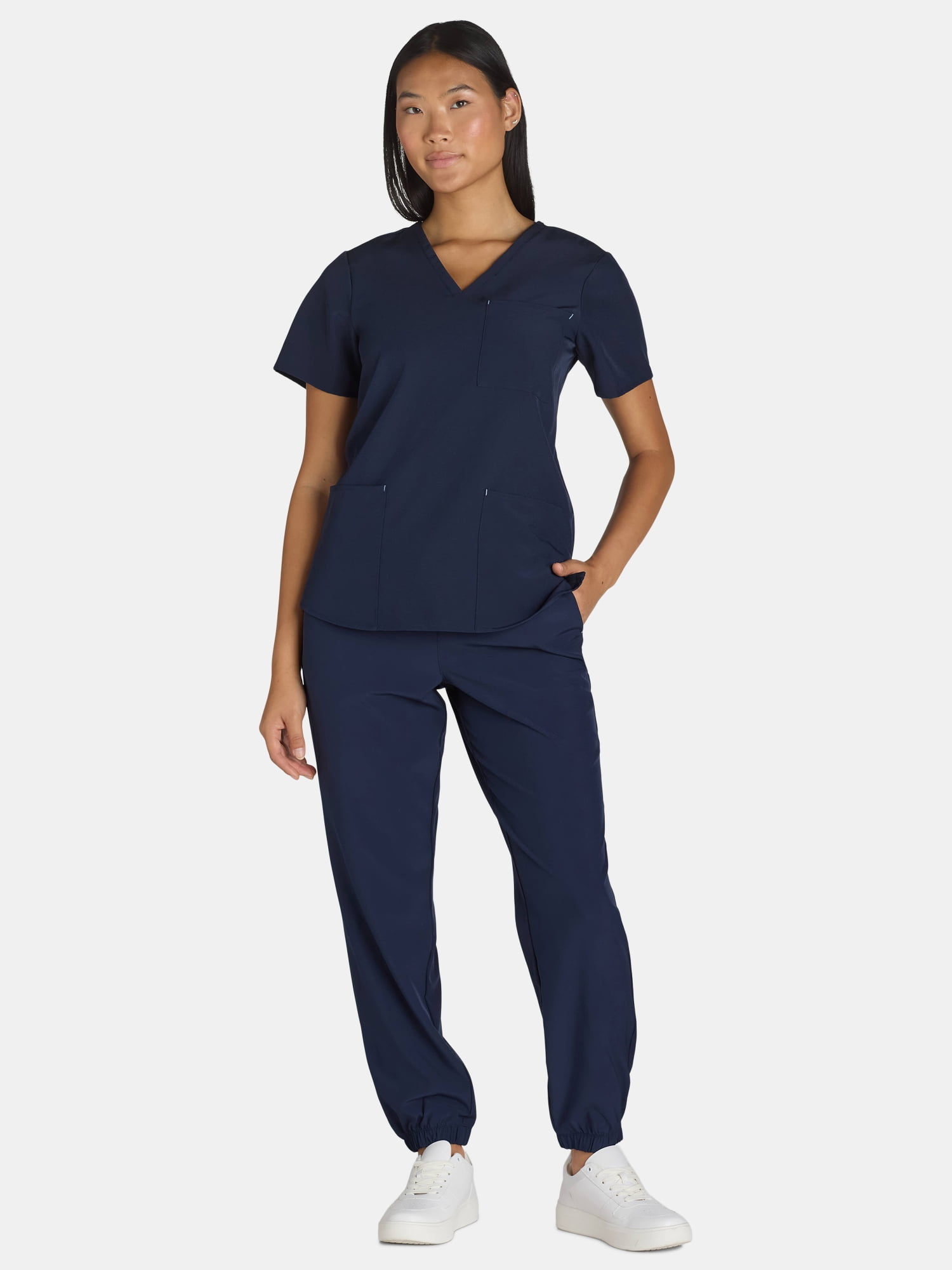 Generic Women's Scrub Vneck Top Sizes XS-XXXL