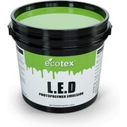 Ecotex L E D Green Screen Printing Emulsion (Pint - 16oz.) Pre - Sensitized Photo Emulsion for Silk Screens, Textiles, and Fabric - Great for Screen Printing Plastisol Ink, Screen Printing Supplies