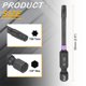 thumbnail image 2 of Uxcell 2pcs T20 Torx Impact Bit de destornillador 1/4" Punta hexagonal 2.6" Largo Magnético Sin agujero, 2 of 7