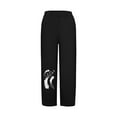 thumbnail image 3 of Birdeem Womens Loose Print Solid Color Pocket Loose Pants, 3 of 4