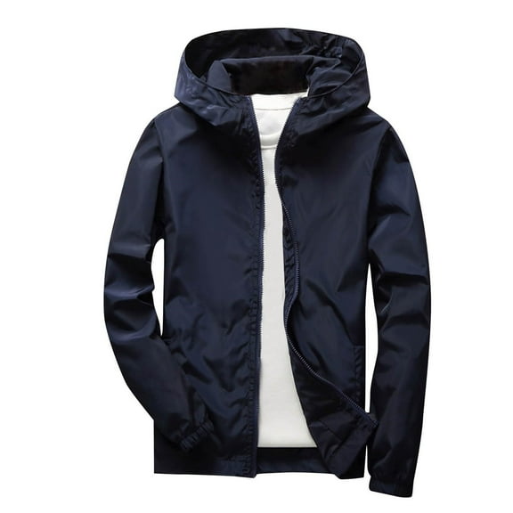 Mercatoo Youth Boys Girls Rain Jacket 𝐔niform Windbreaker Coats 𝐖aterproof Lightweight kids Fall Hooded Rain Coat with Pockets