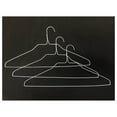 thumbnail image 2 of Drevy 150 White Wire 18" Standard Shirt Hangers 14.5 Gauge, 2 of 2