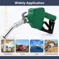 thumbnail image 4 of Fuel Nozzle – Automatic 3/4" NPT Inlet – 13/16" Spout – 11 GPM Max – Auto Shut-Off & 360° Swivel – Corrosion-Resistant – Ergonomic Handle – Green Holster, 4 of 7