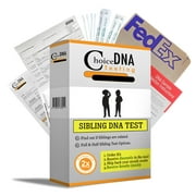 Sale Price - Choice DNA Lab Express Home Sibling Test Kit for 2 Full or Half Siblings