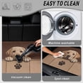thumbnail image 5 of COEQINE Universal Car Trunk Mat All Weather Cargo Liner Floor Mat with Non-Slip Backing Scratch-proof Pet Cargo Mat Suitable for Most Car Models, Labrador Retriever Paw Brown, 5 of 7
