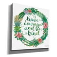 thumbnail image 2 of Epic Graffiti 'Have Courage Succulent Wreath' by Cindy Jacobs, Canvas Wall Art, 37"x37", 2 of 2