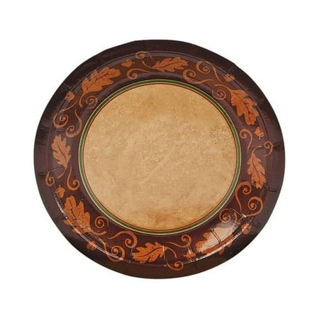 Thanksgiving Turkey Dessert Plates - Party Supplies - 8 Pieces