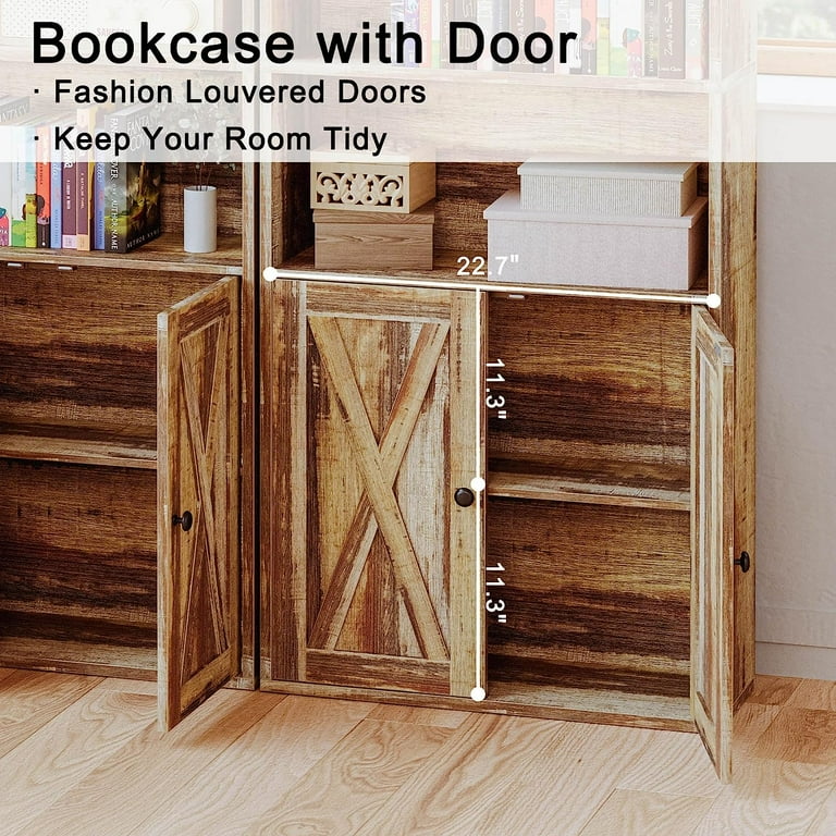 Kiyoma Iron & Wood Low Standing Shelves - Natural