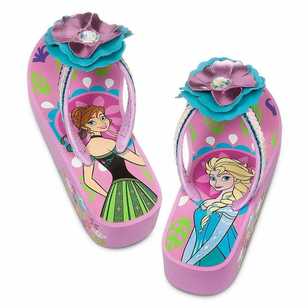 elsa frozen flip flops