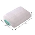 thumbnail image 3 of CSChome Pill Box Foldable Moistureproof Storage Box: Double Layer, Portable Pillbox Dispenser, 3 of 6