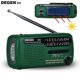 thumbnail image 2 of Radio de emergencia con energía solar y dinamo de manivela Degen De13 Fm Am Sw Receptor global de alta calidad Vs Tecsun Pl-310et Vs Panda 6200, 2 of 5