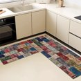 thumbnail image 5 of Kitchen Rugs Sets 3 Piece with Runner Floral Kitchen Floor Mat Carpet Farmhouse Rugs and Mats Non Skid Washable Runner Rug for Kitchen Office Sink Laundry, 5 of 12