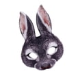thumbnail image 4 of Disfraz de Pascua para adultos, novedoso tocado de conejo para rol, fiesta de graduación, escenario negro, 4 of 9