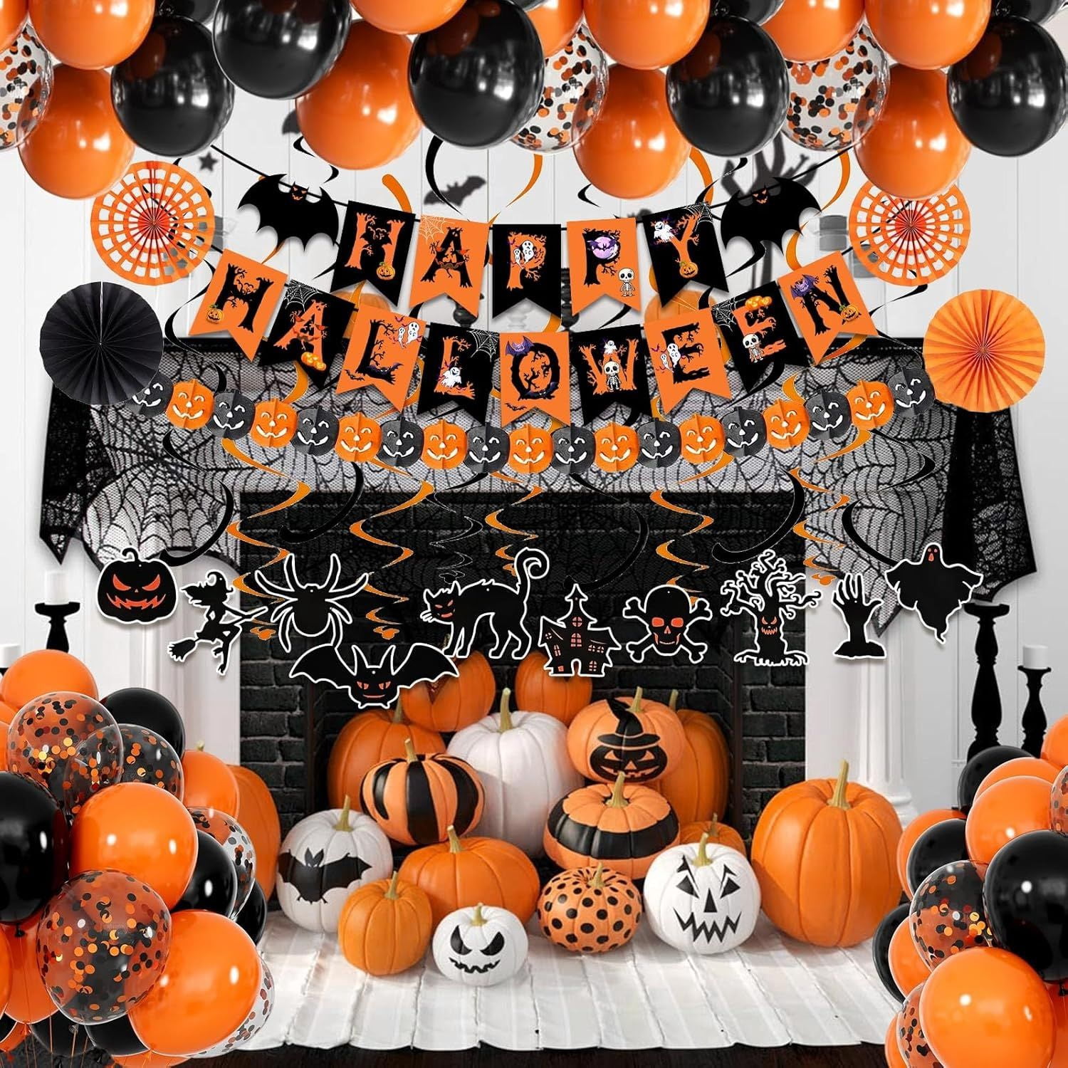 Halloween Banner Paper for Party Decorations