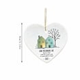 thumbnail image 2 of Ornamentos de Árbol de Navidad Corazón en Forma de Vidrio de Mar Decoración de Amistad Ornamento de Recuerdo para Árbol de Navidad Regalo de Decoración de Amistad Colgante, 2 of 7