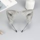 thumbnail image 3 of Diadema con orejas de gato y zorro de simulación hecha a mano, diadema con orejas de bestia de peluche, accesorios para vestido de cosplay, accesorios para tocado, 3 of 6
