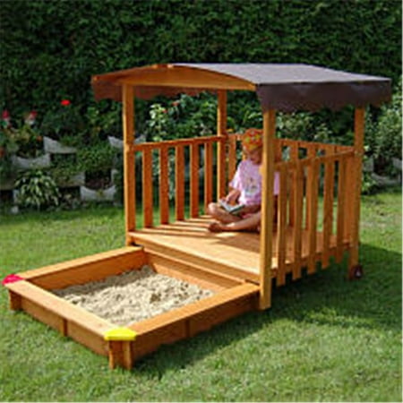 Exaco Playhouse with Sandbox - Orange