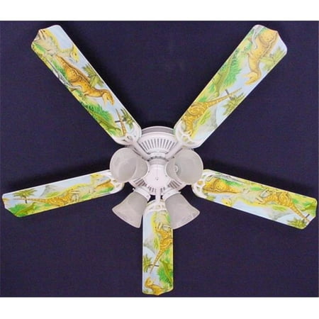 

Ceiling Fan Designers 52FAN-KIDS-DDTJ Dinosaurs T-Rex Jurassic Ceiling Fan 52 in.