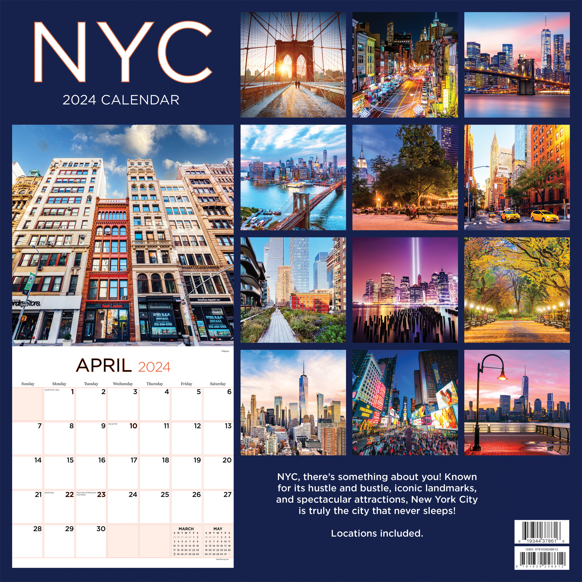 2024 NYC Wall Calendar Multi - Walmart.com 2024 NYC Wall Calendar Multi - Walmart.com