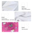 thumbnail image 4 of Haosy 2 Pack Kitchen Wash Cloths with Hanging Loops Absorbent Absorbent Quick Drying Hand Towels, Cloud Star Flower Rainbow Butterfly, 4 of 7