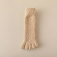 thumbnail image 3 of GigrtiJin Womens Fuzzy Toe Socks Winter Warm Comfy Socks Five Toe Socks Compression Solid Color Casual Funny Tube Socks, 3 of 7