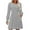 Gray, variant on Winter Dresses for Women Fall Sweater Dress Long Sleeve Babydoll Dresses with Pocket Casual Knit Dresses