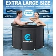 thumbnail image 2 of XL Large Portable Ice Bath Tub for Athletes - 35.5" x 29.5", 116 Gal Cold Plunge Tub for Outdoor Cold Water Therapy Recovery, 2 of 6