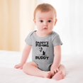 thumbnail image 2 of Daddy’s Fishing Buddy - Baby Clothes - Funny Newborn Bodysuit Outfits for Boys And Girls Gray-style-1 18months, 2 of 7