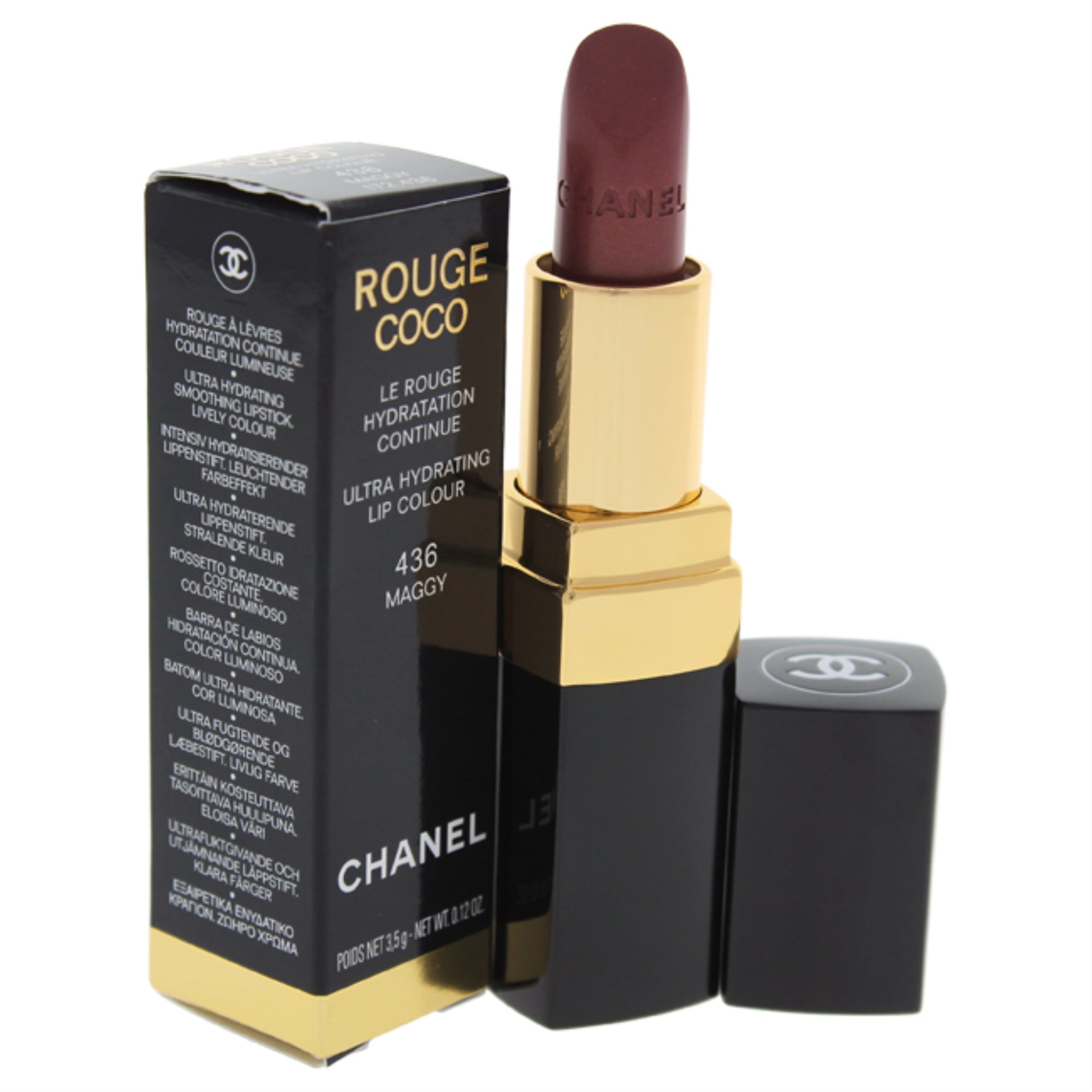 Rouge Coco Ultra Hydrating Lip Colour - # 436 Maggy by Chanel for Women -  0.12 oz Lipstick