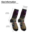 thumbnail image 5 of Pig Invader Zim Adult Socks Breathable Cozy Soft Crew Socks Novelty Casual Calf Stockings For Men Women, 5 of 8