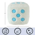 thumbnail image 6 of Urban Shop 10.5" x 10.5" Blue & White Dice Decorative Pillow, Teens and Young Adults, 6 of 8